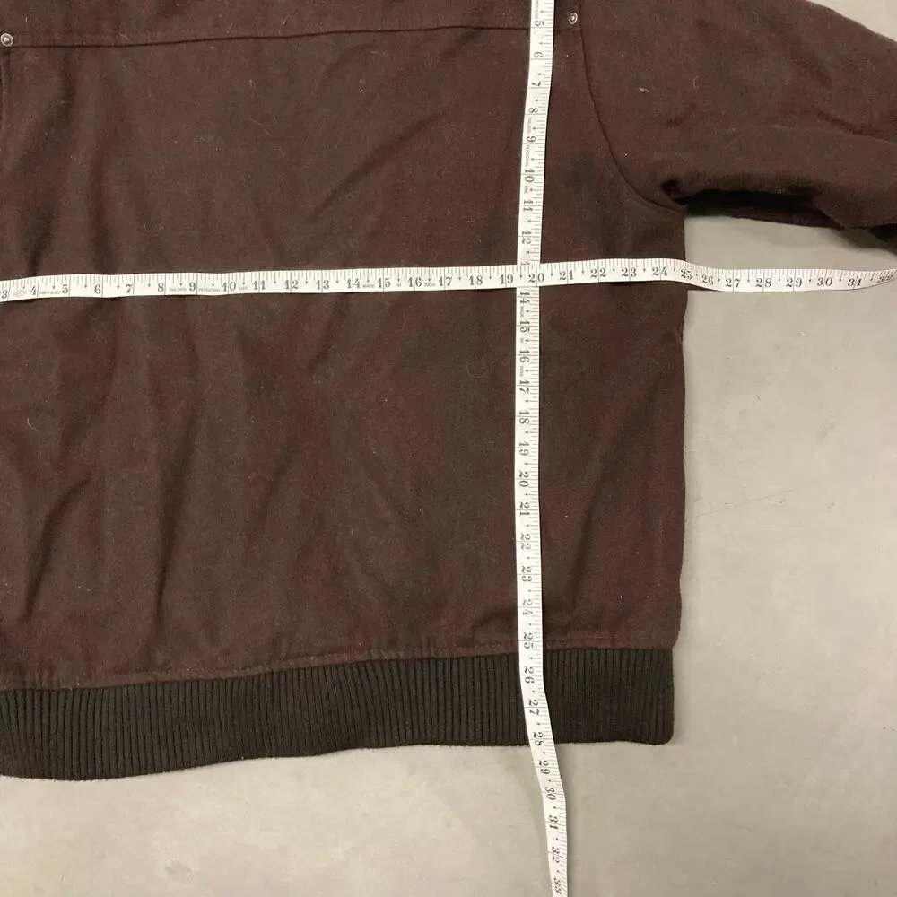 vintage y2k brown eastside bomber jacket